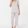 Charter Club The Everyday Cotton Capri Pajama Set, Created For Macy's