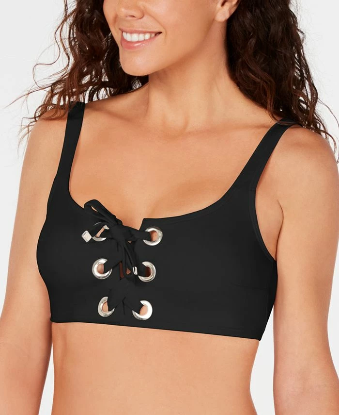 Michael Kors Lace-Up Bikini Top 1 Michael Kors Lace-Up Bikini Top
