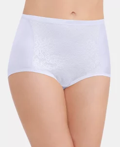 Vanity Fair® Women's Smoothing Comfort With Lace Brief Underwear 9 Vanity Fair® Women's Smoothing Comfort With Lace Brief Underwear -White Mark Shop 11834955 fpx