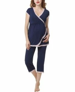 Kimi + Kai Kimi & Kai Cindy Maternity Nursing Pajama Set