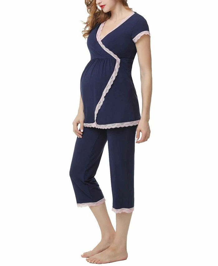 Kimi + Kai Kimi & Kai Cindy Maternity Nursing Pajama Set 4 Kimi + Kai Kimi & Kai Cindy Maternity Nursing Pajama Set - Image 4