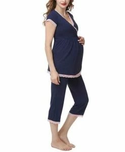 Kimi + Kai Kimi & Kai Cindy Maternity Nursing Pajama Set 14 Kimi + Kai Kimi & Kai Cindy Maternity Nursing Pajama Set -White Mark Shop 13749788 fpx