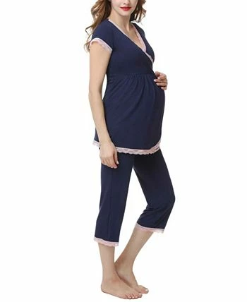 Kimi + Kai Kimi & Kai Cindy Maternity Nursing Pajama Set 5 Kimi + Kai Kimi & Kai Cindy Maternity Nursing Pajama Set - Image 5