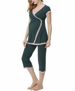 Kimi + Kai Kimi & Kai Cindy Maternity Nursing Pajama Set 17 Kimi + Kai Kimi & Kai Cindy Maternity Nursing Pajama Set -White Mark Shop 13749792 fpx