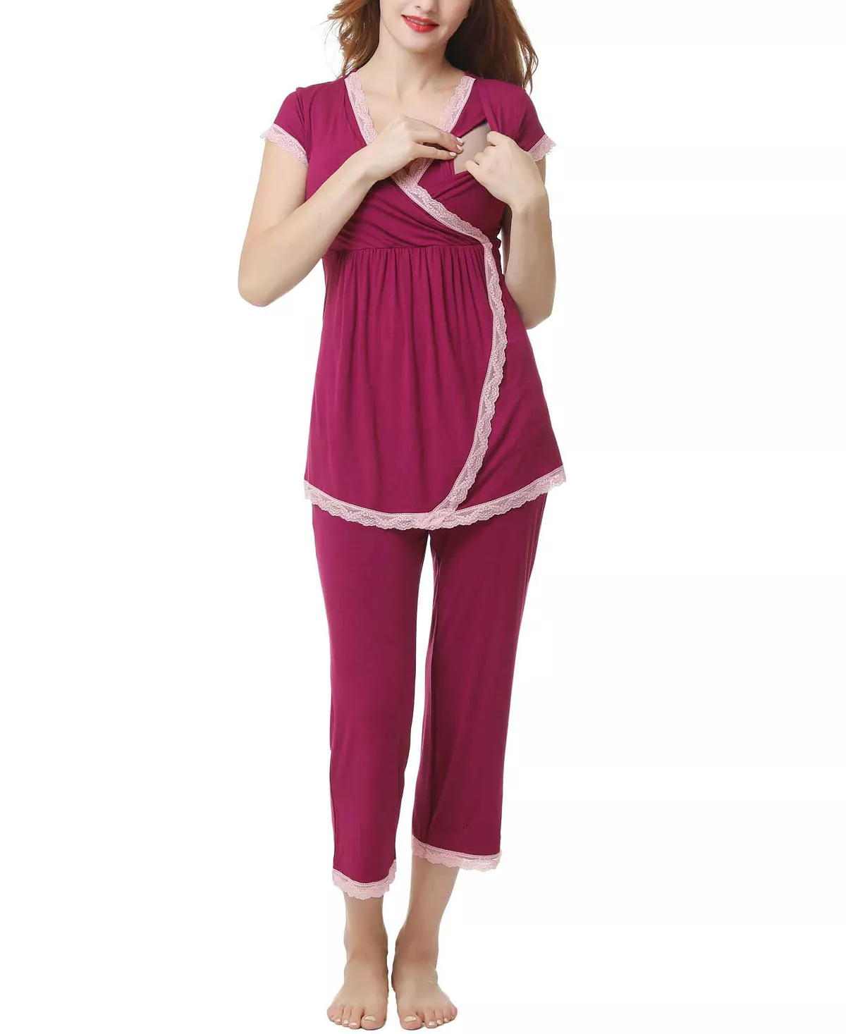 Kimi + Kai Kimi & Kai Cindy Maternity Nursing Pajama Set 10 Kimi + Kai Kimi & Kai Cindy Maternity Nursing Pajama Set - Image 10