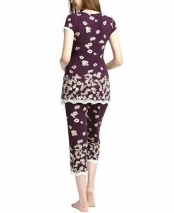 Kimi + Kai Kimi & Kai Addison Maternity Nursing Pajama Set -White Mark Shop 13749828 fpx
