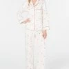 Charter Club Printed Cotton Flannel Pajama Set, Created For Macy's