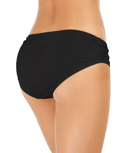 Michael Kors Shirred Bikini Bottoms -White Mark Shop 15203929 fpx