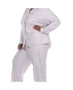 White Mark Plus Size 3-Piece Pajama Set 23 White Mark Plus Size 3-Piece Pajama Set -White Mark Shop 15763735 fpx