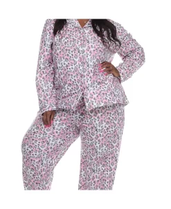 White Mark Plus Size 3-Piece Pajama Set 22 White Mark Plus Size 3-Piece Pajama Set -White Mark Shop 15763777 fpx