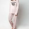 MOOD Pajamas Ood Pajama Soft Feather Long- Sleeve Pajama Set