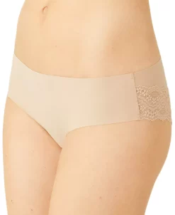 B.TEMPT'D Women's B.bare Cheeky Lace-Trim Hipster Underwear 976367 -White Mark Shop 16630530 fpx