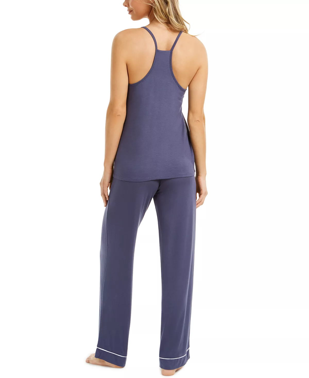 Alfani Ultra Soft Tank And Pant Pajama Set, Created For Macy's 5 Alfani Ultra Soft Tank And Pant Pajama Set, Created For Macy's - Image 5