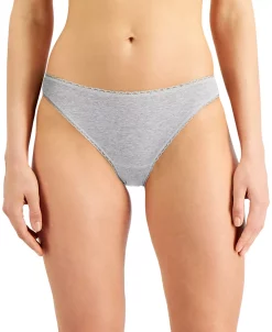 Charter Club Women's Everyday Cotton Bikini Underwear, Created For Macy's -White Mark Shop 16954603 fpx