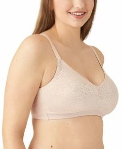 Wacoal Men's Back Appeal Wire-Free Bra 852303 8 Wacoal Men's Back Appeal Wire-Free Bra 852303 -White Mark Shop 17132318 fpx
