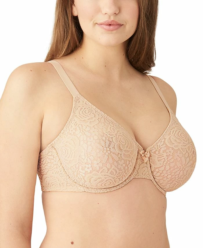 Wacoal Halo Lace Molded Underwire Bra 851205, Up To G Cup 4 Wacoal Halo Lace Molded Underwire Bra 851205, Up To G Cup - Image 4