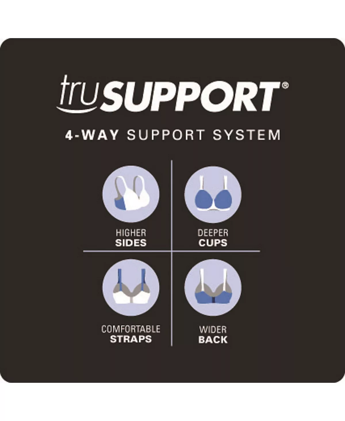 Playtex 18 Hour Posture Boost Front Close Wireless Bra USE525, Online Only 3 Playtex 18 Hour Posture Boost Front Close Wireless Bra USE525, Online Only - Image 3