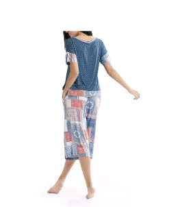 INK+IVY Plus Size Combo Tee With The Capri Set -White Mark Shop 17427454 fpx