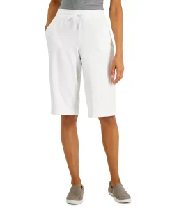 Karen Scott It Skimmer Shorts, Created For Macy's -White Mark Shop 17864901 fpx