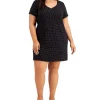 Charter Club The Everyday Cotton Plus Size Sleep Shirt, Created For Macy's