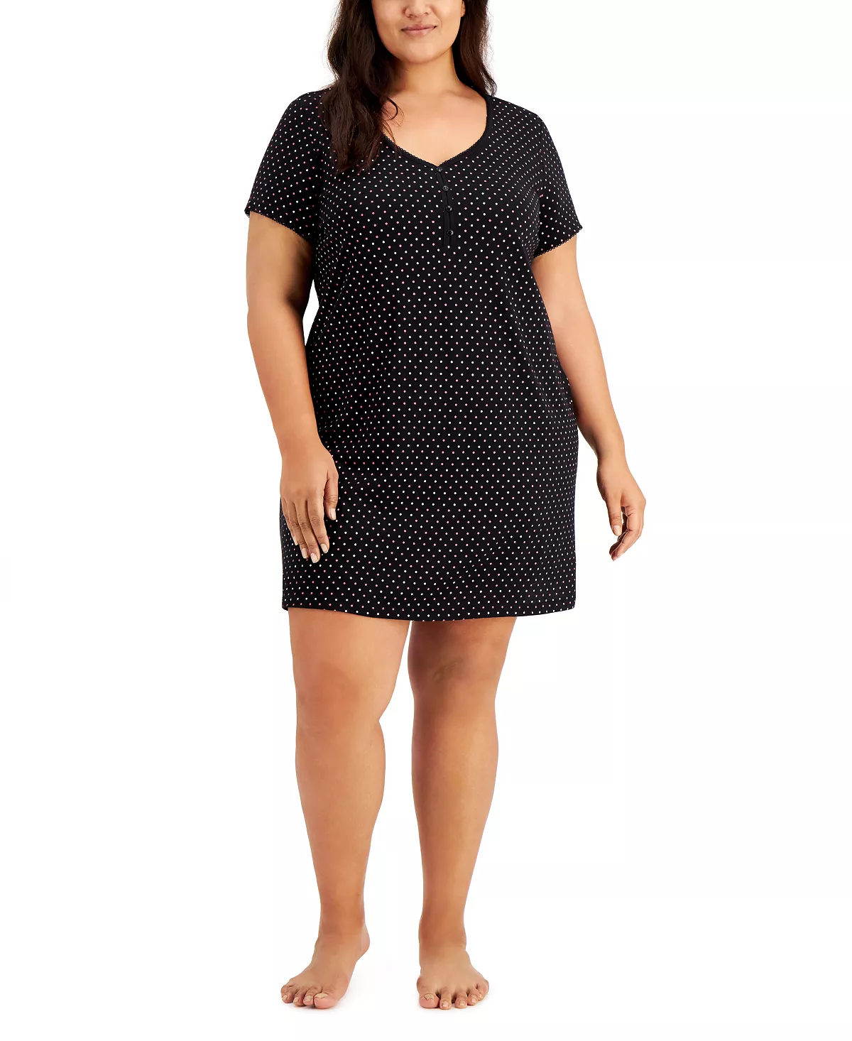 Charter Club The Everyday Cotton Plus Size Sleep Shirt, Created For Macy's 1 Charter Club The Everyday Cotton Plus Size Sleep Shirt, Created For Macy's