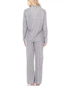 White Mark Omen's Pajama Set, 3 Piece -White Mark Shop 18043054 fpx