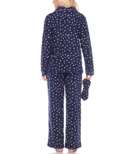 White Mark Omen's Pajama Set, 3 Piece -White Mark Shop 18043058 fpx