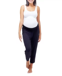 Nom Maternity X Pajama Lounge Pant -White Mark Shop 18135170 fpx