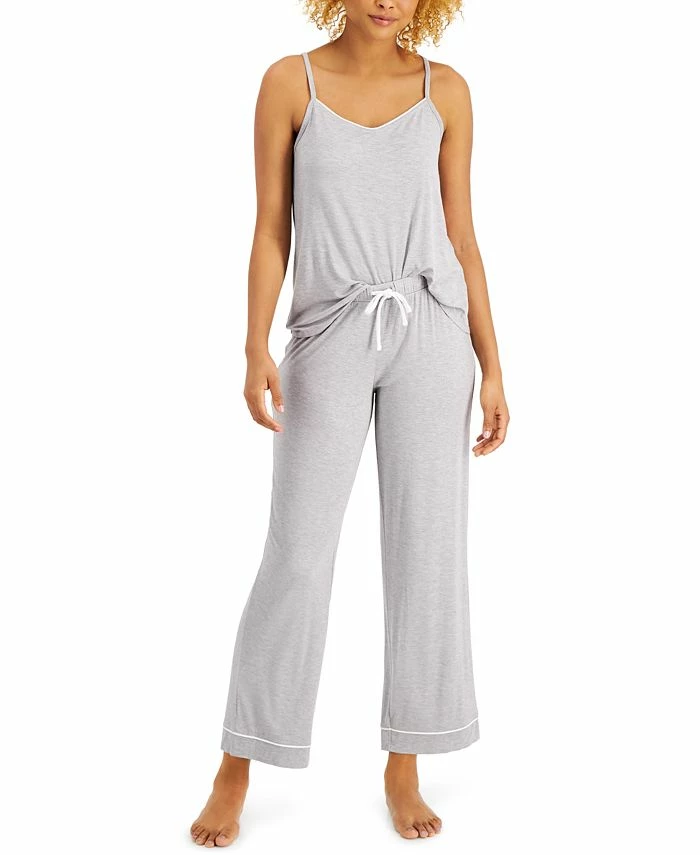 Alfani Ultra Soft Tank And Pant Pajama Set, Created For Macy's 1 Alfani Ultra Soft Tank And Pant Pajama Set, Created For Macy's