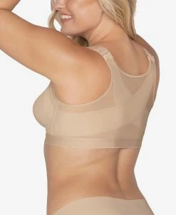 Leonisa Women's Multi Functional Back Support Posture Corrector Wireless Bra