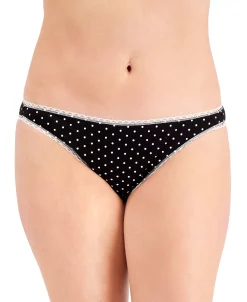 Charter Club Women's Everyday Cotton Bikini Underwear, Created For Macy's -White Mark Shop 18291939 fpx