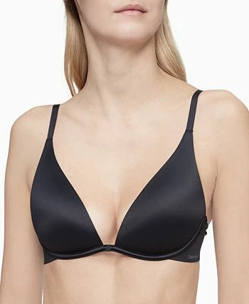 Calvin Klein Women's Liquid Touch Lightly Lined Plunge Bra 2 Calvin Klein Women's Liquid Touch Lightly Lined Plunge Bra - Image 2