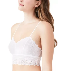 B.TEMPT'D Women's Inspired Eyelet Bralette 910219 -White Mark Shop 18925780 fpx