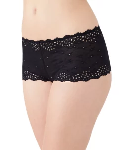 B.TEMPT'D Women's Inspired Eyelet Boyshorts Underwear 945219 -White Mark Shop 18926197 fpx