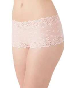 B.TEMPT'D Women's Inspired Eyelet Boyshorts Underwear 945219 -White Mark Shop 18926200 fpx
