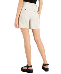 Style & Co Women's Comfort-Waist Cargo Shorts, Created For Macy's 13 Style & Co Women's Comfort-Waist Cargo Shorts, Created For Macy's -White Mark Shop 18967758 fpx