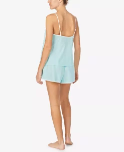 Kate Spade New York Women's Satin Camisole Tap Set With Eyelash Eye Mask -White Mark Shop 19055189 fpx