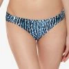 Jessica Simpson Printed Shirred Hipster Bikini Bottom