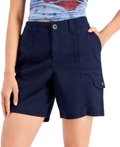 Style & Co Women's Comfort-Waist Cargo Shorts, Created For Macy's 16 Style & Co Women's Comfort-Waist Cargo Shorts, Created For Macy's -White Mark Shop 19148083 fpx