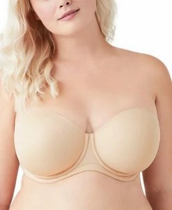 Wacoal Red Carpet Full Figure Underwire Strapless Bra 854119, Up To I Cup -White Mark Shop 19234076 fpx