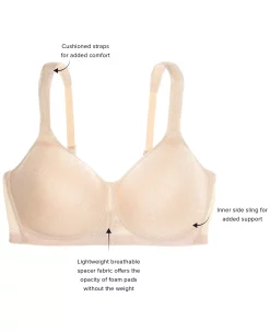 Wacoal Awareness Wireless Bra 85276 -White Mark Shop 19234096 fpx
