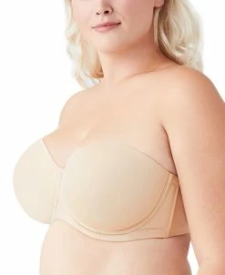 Wacoal Red Carpet Full Figure Underwire Strapless Bra 854119, Up To I Cup -White Mark Shop 19234118 fpx