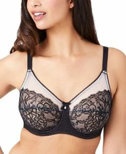 Wacoal Retro Chic Full-Figure Underwire Bra 855186, Up To I Cup -White Mark Shop 19389678 fpx