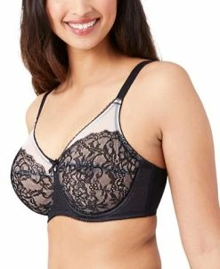 Wacoal Retro Chic Full-Figure Underwire Bra 855186, Up To I Cup -White Mark Shop 19389679 fpx