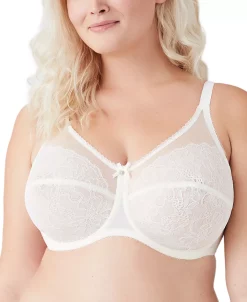 Wacoal Retro Chic Full-Figure Underwire Bra 855186, Up To I Cup -White Mark Shop 19394741 fpx