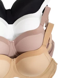 Playtex Women's Secrets Shapes & Supports Balconette Full Figure Wirefree Bra US4824 -White Mark Shop 19430842 fpx