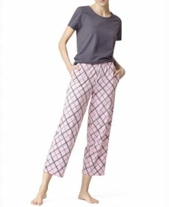 Hue Women's Sleepwell Pajama Skimmer Set With Temperature Regulating Technology