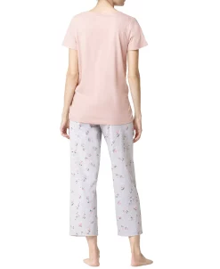 Hue Women's Sleepwell Pajama Skimmer Set With Temperature Regulating Technology -White Mark Shop 19432101 fpx