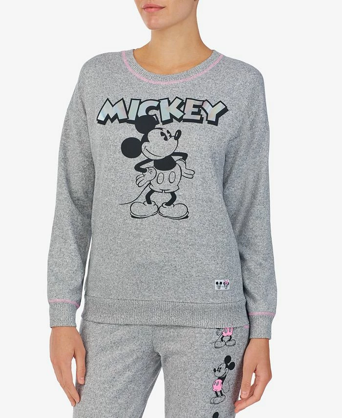 Disney Mickey Mouse Knit Crewneck Pajama Sweatshirt 1 Disney Mickey Mouse Knit Crewneck Pajama Sweatshirt