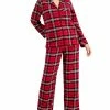 Charter Club Printed Cotton Flannel Pajama Set, Created For Macy's